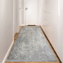 Conceptum Notta 1108 Alfombra de Pasillo Gris y Crema 120 x 350 cm